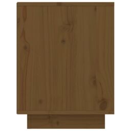 Berkfield Home Shoe Cabinet Honey Brown 60x34x45 cm Solid Wood Pine - Size: 60 x 34 x 45 cm - thumbnail 6