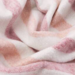Wylder Beechwood 100% Cotton Woven Stripe Throw in Pink - Size: 140 cm x 180 cm - thumbnail 4