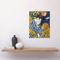"Artery8 Women with Dog Art Nouveau Painting Bonnard Wall Art Poster Print - Size: W24"" x H32""" - thumbnail 4