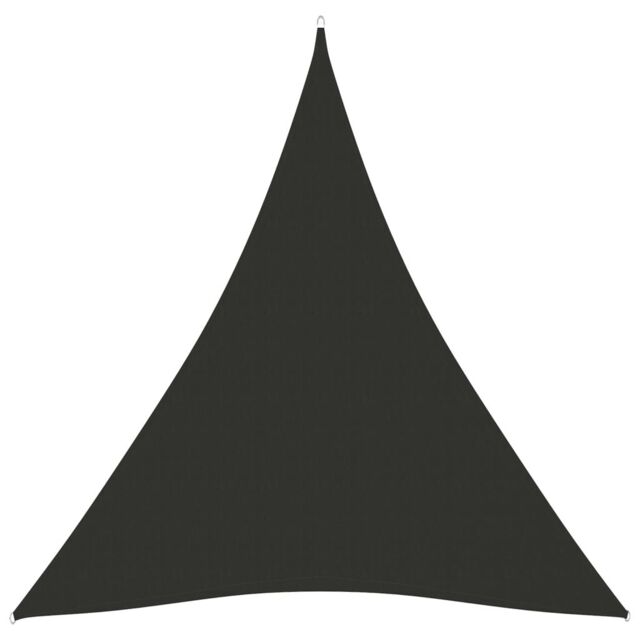 Berkfield Home Sunshade Sail Oxford Fabric Triangular 3x4x4 m Anthracite in Black - image 1