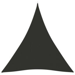 Berkfield Home Sunshade Sail Oxford Fabric Triangular 3x4x4 m Anthracite in Black - thumbnail 1