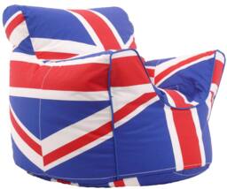 Bean Lazy Cotton Uninon Jack Team GB Bean Bag Arm Chair with Beans Child / Teen size - Size: Large - thumbnail 2