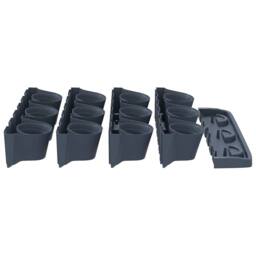 Berkfield Home Vertical Garden Plant Set 12 pcs Anthracite Polypropylene in Black - thumbnail 5