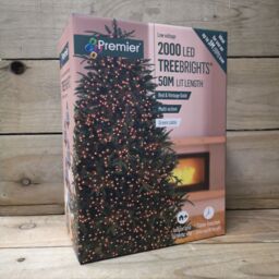 Samuel Alexander 50m 2000 LED TreeBrights Christmas String Lights with Timer in Red & Vintage Gold - thumbnail 6
