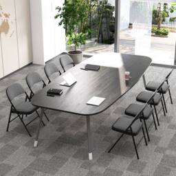Costway Set of 6 Folding Fabric Padded Chairs w/Sponge Seat & Backrest-Grey in Grey - thumbnail 5