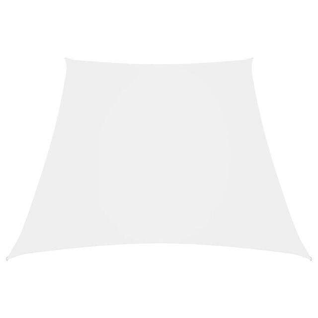 Berkfield Home Sunshade Sail Oxford Fabric Trapezium 3/5x4 m White - image 1