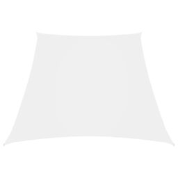 Berkfield Home Sunshade Sail Oxford Fabric Trapezium 3/5x4 m White - thumbnail 1
