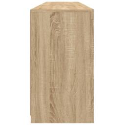 Berkfield Home Sideboard with LED Lights Sonoma Oak 181.5x37x67 cm in Light Brown - thumbnail 7