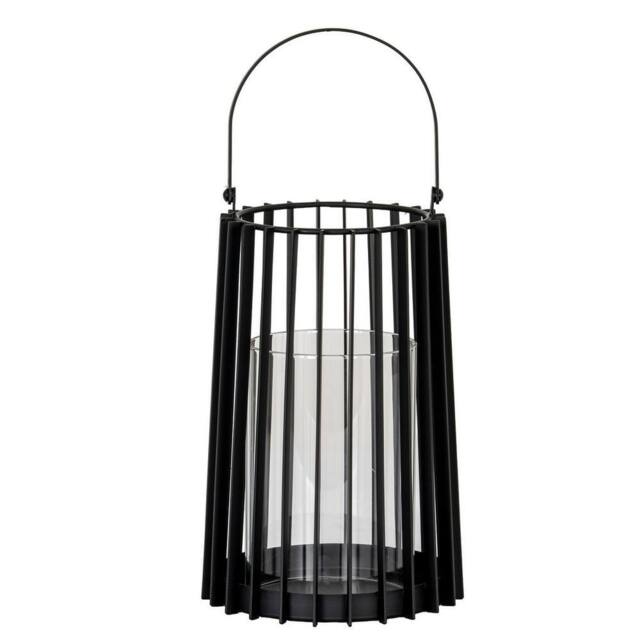 Lemon Pavilion Furniture and Decor Lynk Medium Lantern and Candle Holder - L18 x W18 x H40 cm - Black - image 1