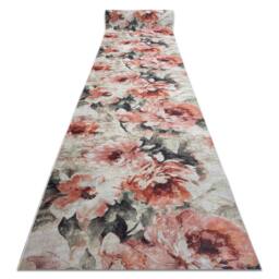 RugsX Anti-Slip Lotus Runner in Beige - Size: 60 cm x 120 cm - thumbnail 1