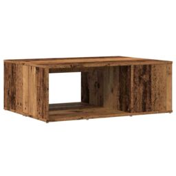 Berkfield Home Coffee Table Old Wood 90x67x33 cm Engineered Wood in Brown - Size: 90 x 67 x 33 cm - thumbnail 6