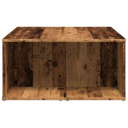 Berkfield Home Coffee Table Old Wood 90x67x33 cm Engineered Wood in Brown - Size: 90 x 67 x 33 cm - thumbnail 5
