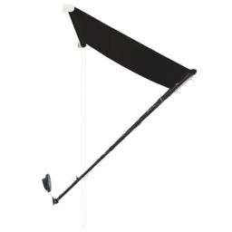Berkfield Home Retractable Awning with LED 250x150 cm Anthracite in Black - thumbnail 6