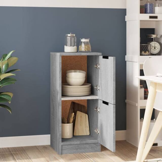 Berkfield Home Sideboard Grey Sonoma 30x30x70 cm Engineered Wood - Size: 30 x 30 x 70 cm - image 1