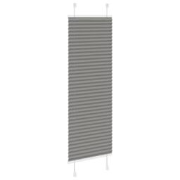Berkfield Home Pleated Blind Anthracite 50x150 cm Fabric Width 49.4 cm Polyester in Charcoal - thumbnail 4