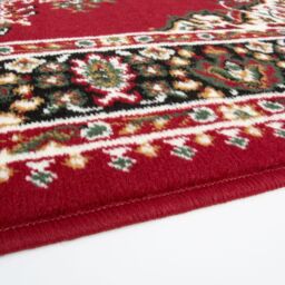 Kukoon Red Bordered Traditional Living Area Rug - Size: 160 cm x 230 cm - thumbnail 4