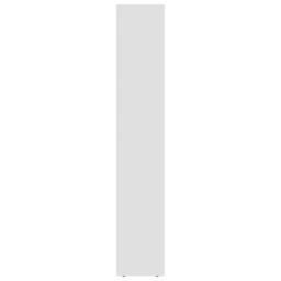 Berkfield Home Modern Book Cabinet White 36x30x171 cm Engineered Wood - Size: 36 x 30 x 171 cm - thumbnail 5