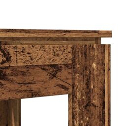Berkfield Home Dining Table Old Wood 120x60x76 cm Engineered Wood in Brown - Size: 120 x 60 x 76 cm - thumbnail 7