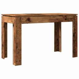 Berkfield Home Dining Table Old Wood 120x60x76 cm Engineered Wood in Brown - Size: 120 x 60 x 76 cm - thumbnail 6