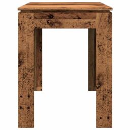 Berkfield Home Dining Table Old Wood 120x60x76 cm Engineered Wood in Brown - Size: 120 x 60 x 76 cm - thumbnail 5