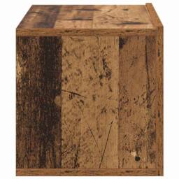 Berkfield Home TV Cabinet Old Wood Particle board Medium TV Cabinet in Brown - thumbnail 7