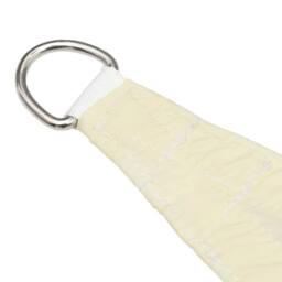 Berkfield Home Sunshade Sail Oxford Fabric Rectangular 6x8 m Cream in Beige - thumbnail 4
