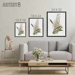 "Artery8 Frederick Sander Epidendrum Prismatocarpum Orchid Framed Canvas Art - Size: W12"" x H16""" - thumbnail 4