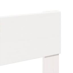 Berkfield Home Beautiful Bed Frame without Mattress White 180x200 cm Super King - thumbnail 9