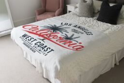 Benjamin Tate Design Cali West Coast Blanket in Natural - Size: 120 cm x 150 cm - thumbnail 3