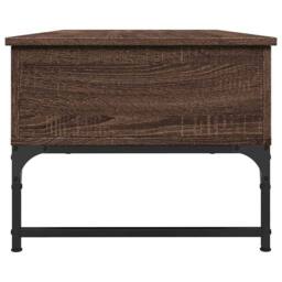 Berkfield Home Decorative Coffee Table Brown Oak 100x50x40 cm Engineered Wood an - Size: 100 x 50 x 40 cm - thumbnail 6