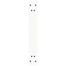 Berkfield Home Modern Dining Table Legs V-Shape 2 pcs White 60x(72-73.3) cm Steel - thumbnail 7
