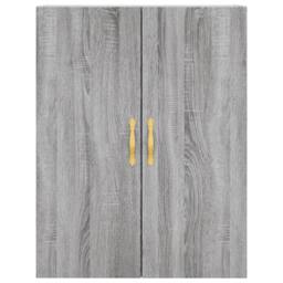 Berkfield Home Wall Mounted Cabinet Grey Sonoma 69.5x34x90 cm - thumbnail 7