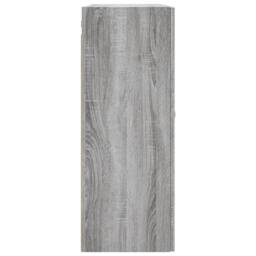 Berkfield Home Wall Mounted Cabinet Grey Sonoma 69.5x34x90 cm - thumbnail 8