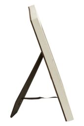 Orsina Large Terrazzo Photo Frame, Modern 5x7 Design With Multicoloured Stone Pattern, Freestanding Display With in Grey - thumbnail 4