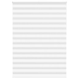 Berkfield Home Zebra Blind White 155x230 cm Fabric Width 150.9 cm Polyester - thumbnail 1