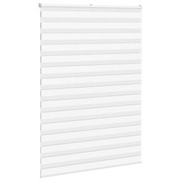 Berkfield Home Zebra Blind White 155x230 cm Fabric Width 150.9 cm Polyester - thumbnail 3