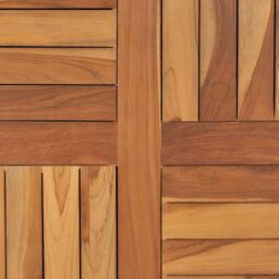 Berkfield Home Table Top Solid Teak Wood Round 2.5 cm 70 cm in Brown - thumbnail 5
