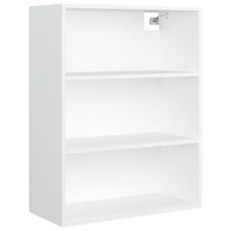 Berkfield Home Hanging Wall Cabinet White 69.5x32.5x90 cm - thumbnail 2