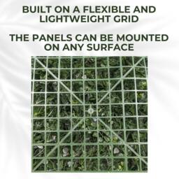 Ark Mat Beacon Fern Artificial Plant Wall Panel 1x1m - Indoor & Outdoor in Green - thumbnail 7