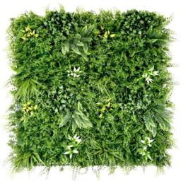 Ark Mat Beacon Fern Artificial Plant Wall Panel 1x1m - Indoor & Outdoor in Green - thumbnail 1