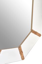Orsina Milana Wall Mirror with Gold Resin Frame - thumbnail 4