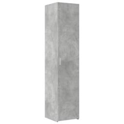 Berkfield Home Highboard Concrete Grey 40x42.5x185 cm Engineered Wood - thumbnail 1