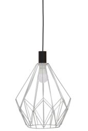 Orsina Black Finish Pendant Light, Geometric Hanging Ceiling Fixture, Luxe Frame Pendant, Luxe Statement Lighting in Silver - thumbnail 1