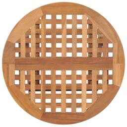 Berkfield Home 3 Piece Folding Outdoor Dining Set Solid Teak Wood in Brown - thumbnail 4