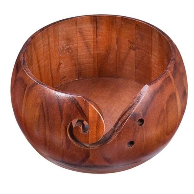 Kelvenix Knitting Crochet Holder Yarn Wool Storage Organizer Tool in Brown - image 1
