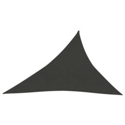 Berkfield Home Sunshade Sail 160 g/m ² Anthracite 3x4x5 m HDPE in Black - thumbnail 1