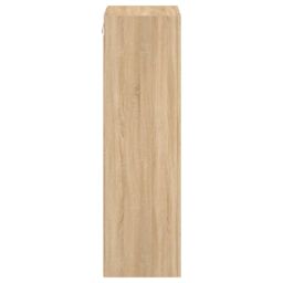 Berkfield Home TV Wall Cabinet Sonoma Oak 40.5x30x102 cm Engineered Wood in Brown - thumbnail 8