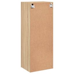 Berkfield Home TV Wall Cabinet Sonoma Oak 40.5x30x102 cm Engineered Wood in Brown - thumbnail 9