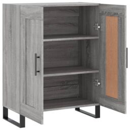 Berkfield Home Sideboard Grey Sonoma 69.5x34x90 cm Engineered Wood - thumbnail 6