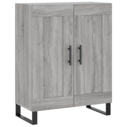 Berkfield Home Sideboard Grey Sonoma 69.5x34x90 cm Engineered Wood - thumbnail 2